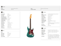 Fender American Professional Classic Rosewood Fingerboard Faded Sherwood Green Metallic Fender American Professional Classic Rosewood Fingerboard Faded Sherwood Green Metallic